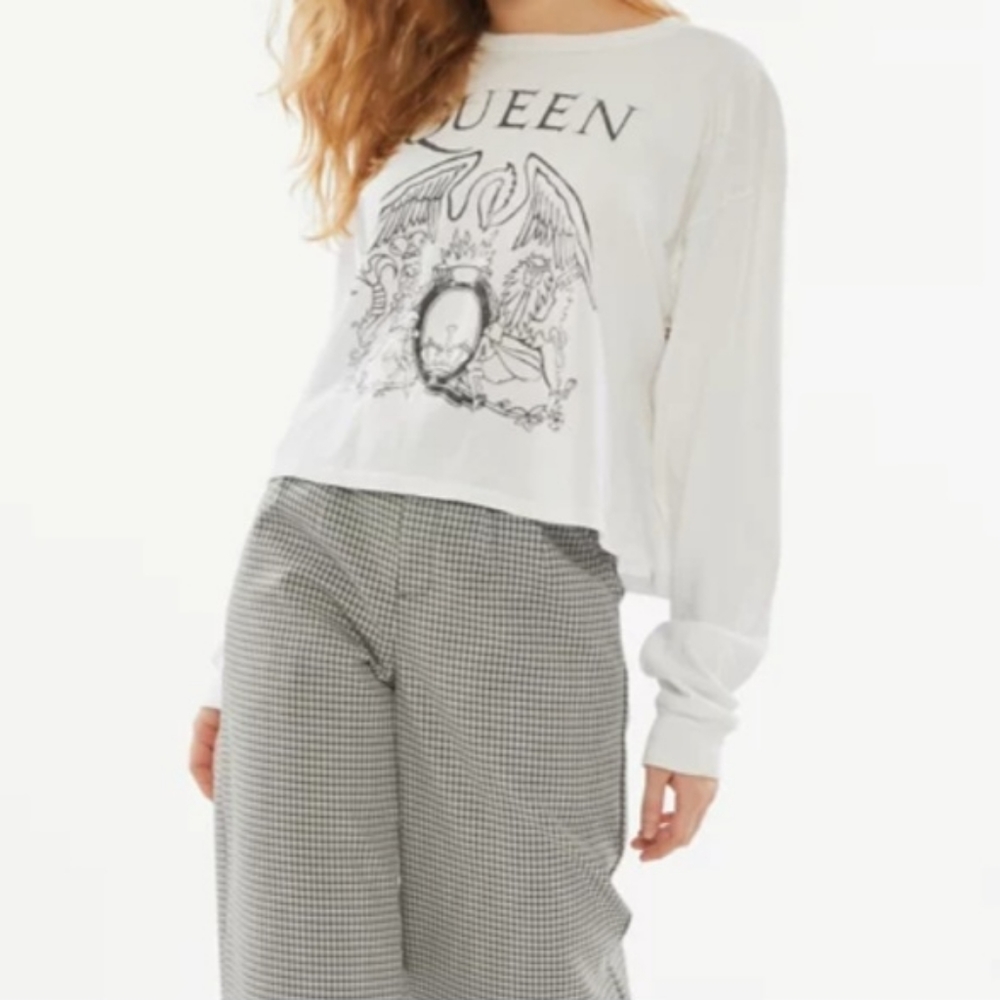 White Long Sleeve Graphic Tee